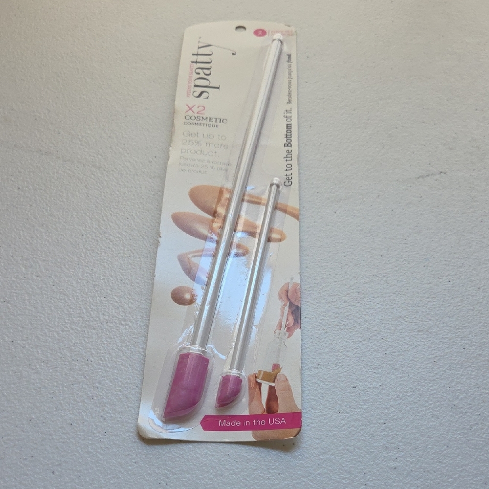 Pink Cosmetic Spatula Set